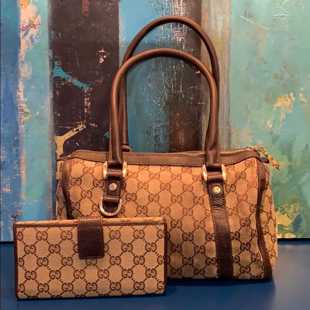 SOLD Gucci mini boston bag and wallet bundle - Picture 2 of 15